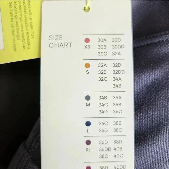 Nwt All in Motion slate gray sports bra XL - Picture 4 of 5